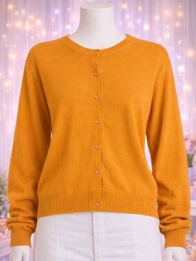 GAP XL Mustard Yellow Long Sleeve Top